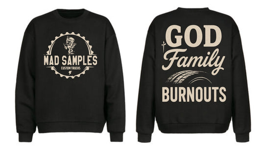 God Family Burnout crewneck Sweater
